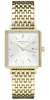 A studio shot of a gold Rosefield watch with a white face and a gold metal band. Podgląd zdjęcia produktu