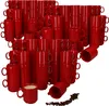 120er Set Event Kaffeebecher 250ml rot Porzellan-Tassen Produktbild-Vorschau 1