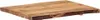A close-up, angled shot of a wooden tabletop with a live edge. Anteprima dell’immagine prodotto