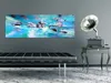Italienischer Leinwand Leinwandbild - Snow Fun (1 Part) Produktbild-Vorschau 2
