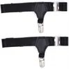 1Paar Schwarz Einstellbar Sockenhalter Herren Strumpfhalter Produktbild-Vorschau 3