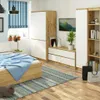 Viertüriger Kleiderschrank 90 cm LOTA – Artisan Eiche/weiß Produktbild-Vorschau 3