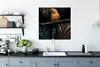 MuchoWow® Poster Vogel - Papagei - Zweig - Blätter 75x75 cm Produktbild-Vorschau 3