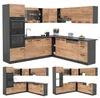 Eckküche Vicco R-Line Goldkraft Eiche/Anthrazit 247 x 237 Produktbild-Vorschau 9