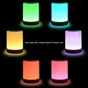 Multiple LED lamps displaying different colors against a black background. Produktbild-Vorschau