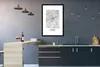 MuchoWow® Gerahmtes Poster Deutschland - Stadtplan - Essen Produktbild-Vorschau 5