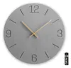 Hama Wanduhr Kreta grau     30cm eingravierte Ziffern      Produktbild-Vorschau 4