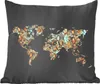 MuchoWow® Zierkissen Sofakissen Wohnzimmer Dekokissen 60x60 Produktbild-Vorschau 1
