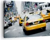 Bild auf Leinwand - Leinwandbild - Taxi Straße New York - Produktbild-Vorschau 1