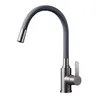 A close-up studio shot of a modern kitchen faucet. Produktbild-Vorschau