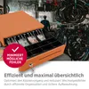 Olympia S330, Manuelle Kassenlade, Metall, Orange, Produktbild-Vorschau 7
