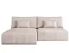 Easy4You Braun Ecksofa Modulo Kord in L-Form 210x69x152 cm Produktbild-Vorschau 6