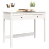 vidaXL Schreibtisch mit Schubladen Weiß 100x50x78 cm Produktbild-Vorschau 5