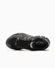 A top-down view of a black and silver ASICS running shoe against a white background. Produktbild-Vorschau
