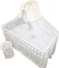 13 Teiliges Babybett Kinderbett und Bettwäsche komplett Set Produktbild-Vorschau 1