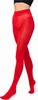 Merry Style Bunte Damen Strumpfhose Microfaser 40 DEN(Rot, Produktbild-Vorschau 1