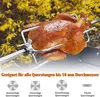 YZNAHRE Fleischklammer für Drehspieß 2er Set Edelstahl Produktbild-Vorschau 5