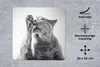 MuchoWow® Mauspad Mousepad Katze leckt ihre Pfote 23x19 cm Produktbild-Vorschau 3
