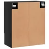 vidaXL Wandschrank Schwarz 60x31x70 cm Holzwerkstoff Produktbild-Vorschau 9