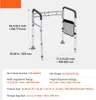 Verstellbare Toilettenbügel Aufstehhilfe 62-77cm - Produktbild-Vorschau 8