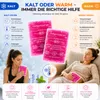 Juego de 3 compresas calientes/frías - Almohadillas de gel Vista previa de la imagen del producto 2