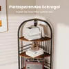 COSTWAY Scaffale angolare a 6 ripiani, scaffale aperto con Anteprima dell’immagine prodotto 5