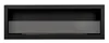 Biokominek wiszący S-Line BOX 120cm czarny z szybą, ścienny Podgląd zdjęcia produktu 3