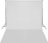 vidaXL Systém fotografického pozadí 300 x 300 cm Bílá Náhled obrázku produktu 3