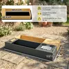 AIYAPLAY Sandkasten 2-teilig 150x90 cm Sandkiste aus Holz Produktbild-Vorschau 3