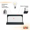 Grafner Aluminium Wandlampe anthrazit, IP44, E27 Fassung, Produktbild-Vorschau 4