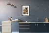 MuchoWow® Gerahmtes Poster Gemälde - Ölfarbe - Frau - Wein Produktbild-Vorschau 2