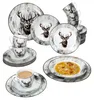 30pcs Service combiné Alois Porcelaine 6 personnes Tasses Voir les images du produit 1