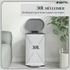 HOMCOM Kosz na śmieci 30 l, kosz z pedałem, z pokrywą, z Podgląd zdjęcia produktu 4