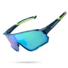 ROCKBROS Sonnenbrille Polarisierte Fahrradbrille Blau Produktbild-Vorschau 1
