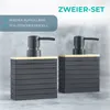 BUDDLEY Seifenspender Mattschwarz, 2er Set Seifenspender, Produktbild-Vorschau 2