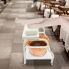 Podnóżek do pedicure z kółkami – wózek i podnóżek do Podgląd zdjęcia produktu 3