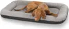 Knuffelwuff Kunstleder Hundebett Jerry XXL 120 x 85 Grau Produktbild-Vorschau 2
