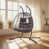 Fauteuil suspendu double 'Skense' avec support et coussin Voir les images du produit 3