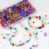 1000 Stück Bunte Kristall Facettierte Glasperlen zum Produktbild-Vorschau 4