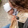 HOPPEDIZ Babytragetuch Ring-Sling kbA Darwin creme Produktbild-Vorschau 2