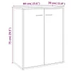 The Living Store Sideboard Räuchereiche 60x30x75 cm Produktbild-Vorschau 9