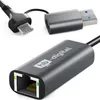 hb-digital USB-C® auf Ethernet Adapter mit USB 3.0 Produktbild-Vorschau 4
