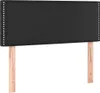 vidaXL LED čelo postele černé 90x5x78/88 cm Imitace kůže Náhled obrázku produktu 4