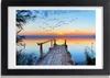 Bild 30x20 MDF-Rahmen, Wandkunst Pier auf dem See Produktbild-Vorschau 1