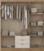 Kleiderschrank mit 6 Türen & 3 Schubladen - 180 cm - Beige Produktbild-Vorschau 4