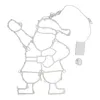 LED Weihnachts Fenster Silhouette XXL - Motiv: Nikolaus Produktbild-Vorschau 6