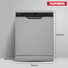 Telefunken Geschirrspüler freistehend 60 cm, Spülmaschine Produktbild-Vorschau 6