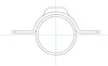 Halbschelle verzinkt, 2 1/2" (76,1 mm) Produktbild-Vorschau 3