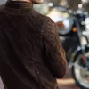 Giacca da moto in pelle Merlin Torsten TFL D3O, marrone, M Anteprima dell’immagine prodotto 4