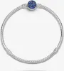 PANDORA Damenarmband aus 925er Silber mit blauen Kristallen Produktbild-Vorschau 7